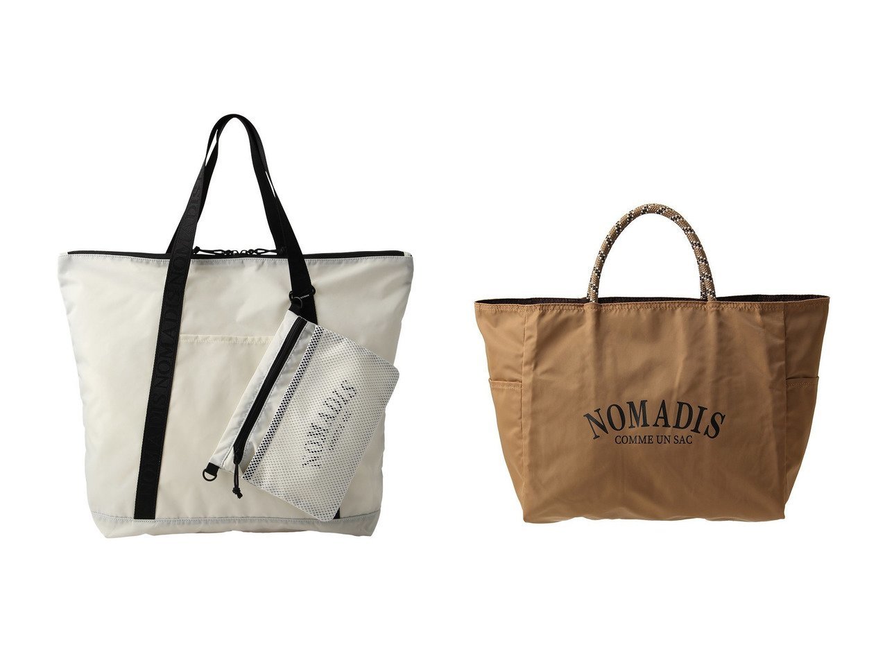 【NOMADIS/ノマディス】のVoyage SAC パッカブルトートバッグ&SAC2 W トートバッグ 【バッグ・鞄 人気通販 コーディネート通販】おすすめ！人気、トレンド、レディースファッションの通販   おすすめ人気トレンドファッション通販アイテム インテリア・キッズ・メンズ・レディースファッション・服の通販 founy(ファニー) 　ファッション　Fashion　レディースファッション　WOMEN　バッグ　Bag　2024年　2024　2024-2025秋冬・A/W　Aw/Autumn/Winter/Fw/Fall/2024-2025　A/W・秋冬　Aw・Autumn/Winter・Fw・Fall-Winter　ユニセックス　Unisex　スクエア　Square　フォルム　Form　ポーチ　Pouch　ヨガ　Yoga　ワーク　Work　旅行　Travel　ホワイト系　White　ブルー系　Blue　ベージュ系　Beige　|ID:crp329100000191721