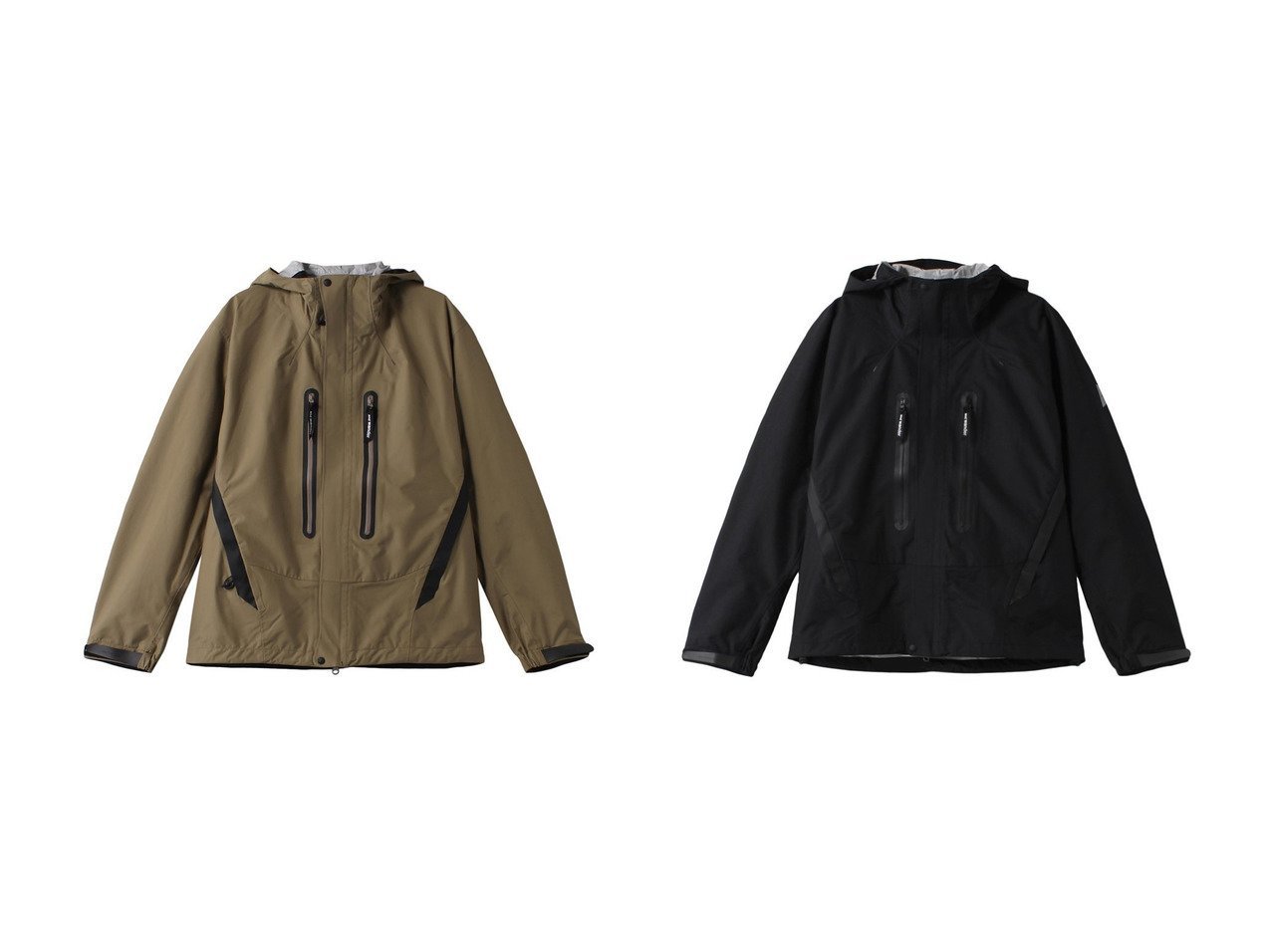 【and wander/アンドワンダー】の【UNISEX】2.5L hiker rain jacket 【アウター 人気通販 コーディネート通販】おすすめ！人気、トレンド、レディースファッションの通販   おすすめ人気トレンドファッション通販アイテム インテリア・キッズ・メンズ・レディースファッション・服の通販 founy(ファニー) 　ファッション　Fashion　レディースファッション　WOMEN　アウター　Coat Outerwear　コート　Coats　ジャケット　Jackets　2024年　2024　2024-2025秋冬・A/W　Aw/Autumn/Winter/Fw/Fall/2024-2025　A/W・秋冬　Aw・Autumn/Winter・Fw・Fall-Winter　ユニセックス　Unisex　アウトドア　Outdoor　ポケット　Pocket　定番　Standard　ブラック系　Black　ベージュ系　Beige　|ID:crp329100000191780