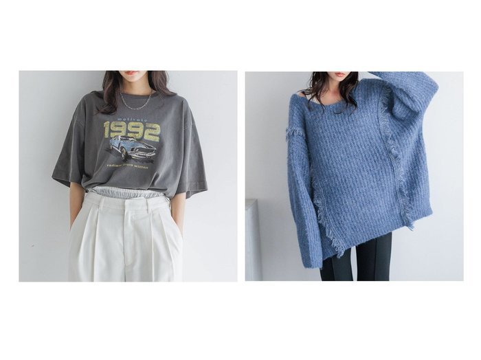 【LOWRYS FARM/ローリーズファーム】の2WAYフリンジメランジLS&ビンテージバンTSS 【プチプライス、格安、低価格 人気通販 コーディネート通販】おすすめ！人気、トレンド、レディースファッションの通販   おすすめ人気トレンドファッション通販アイテム 人気、トレンドファッション・服の通販 founy(ファニー) 　ファッション　Fashion　レディースファッション　WOMEN　おすすめ　Recommend　サロペット　Overalls　シンプル　Simple　ビスチェ　Bustier　A/W・秋冬　Aw・Autumn/Winter・Fw・Fall-Winter　トレンド　Trend　フリンジ　Fringe　ボトム　Bottom　メランジ　Melange　リラックス　Relax　|ID:crp329100000191879