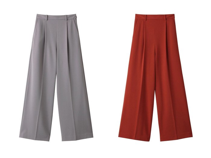 【MANOF/マノフ】のRELAX CENTER PRESS PANTS パンツ 【パンツ 人気通販 コーディネート通販】おすすめ！人気、トレンド、レディースファッションの通販   おすすめ人気トレンドファッション通販アイテム 人気、トレンドファッション・服の通販 founy(ファニー) ファッション Fashion レディースファッション WOMEN パンツ Pants 2024年 2024 2024-2025秋冬・A/W Aw/Autumn/Winter/Fw/Fall/2024-2025 A/W・秋冬 Aw・Autumn/Winter・Fw・Fall-Winter センター Center ボトム Bottom リラックス Relax ワイド Wide エレガント 上品 Elegant |ID:crp329100000191962