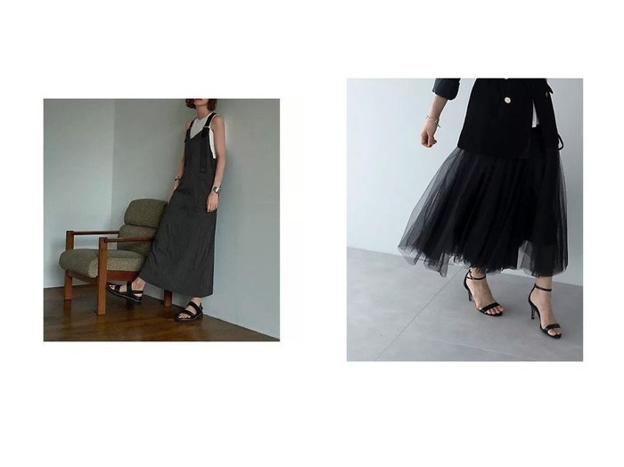 【marjour/マージュール】のTULLE SKIRT&【STYLE DELI/スタイルデリ】のフロント折り返しジャンパースカート 【スカート 人気通販 コーディネート通販】おすすめ！人気、トレンド、レディースファッションの通販   おすすめ人気トレンドファッション通販アイテム 人気、トレンドファッション・服の通販 founy(ファニー) 　ファッション　Fashion　レディースファッション　WOMEN　スカート　Skirt　インナー　Inner　エアリー　Airy　シアー　Sheer　スウェット　Sweat　ストレッチ　Stretch　スニーカー　Sneakers　チュール　Tulle　バランス　Balance　パーカー　Hoodie　ブラウジング　Browsing　プリント　Print　送料無料　Free Shipping　春　Spring　秋　Autumn/Fall　グログラン　Grosgrain　軽量　Lightweight　シルバー　Silver　スリット　Slit　長袖　Long Sleeve　フロント　Front　ブルゾン　Blouson　ポケット　Pocket　リボン　Ribbon　ループ　Loop　S/S・春夏　Ss・Spring/Summer　夏　Summer　旅行　Travel　|ID:crp329100000192000