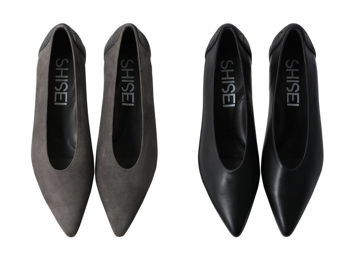 【SHISEI/シセイ】のMM POINTED U PUMPS(レイン対応)&MM POINTED SUEDE U PUMPS(レイン対応) 【シューズ・靴 人気通販 コーディネート通販】おすすめ！人気、トレンド、レディースファッションの通販    おすすめ人気トレンドファッション通販アイテム 人気、トレンドファッション・服の通販 founy(ファニー) 　ファッション　Fashion　レディースファッション　WOMEN　2024年　2024　2024-2025秋冬・A/W　Aw/Autumn/Winter/Fw/Fall/2024-2025　A/W・秋冬　Aw・Autumn/Winter・Fw・Fall-Winter　シューズ　Shoes　スエード　Suede　フラット　Flat　レイン　Rain　ポインテッド　Pointed　エレガント 上品　Elegant　|ID:crp329100000192023