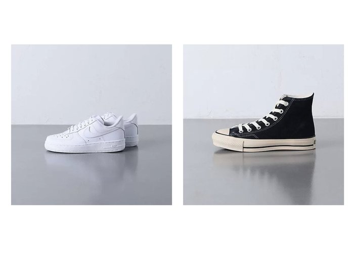 【UNITED ARROWS/ユナイテッドアローズ】の【別注】ALLSTAR SUE HI スニーカー&AIR FORCE 1 07 スニーカー 【シューズ・靴 人気通販 コーディネート通販】おすすめ！人気、トレンド、レディースファッションの通販    おすすめ人気トレンドファッション通販アイテム インテリア・キッズ・メンズ・レディースファッション・服の通販 founy(ファニー) https://founy.com/ ファッション Fashion レディースファッション WOMEN シューズ Shoes スニーカー Sneakers フェミニン Feminine ボトム Bottom おすすめ Recommend ヴィンテージ Vintage クラシック Classic 人気 Popularity 別注 Special Order レース Race |ID:crp329100000192037