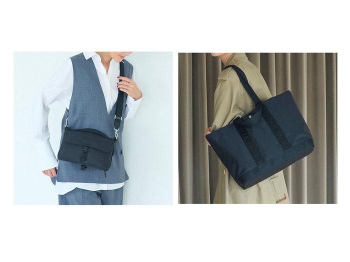 【TOPKAPI/トプカピ】のFreely フリーリー ナイロン ロゴテープ ショルダーバッグ サコッシュ&Freely フリーリー ナイロン ロゴテープ ダブルハンドル 2way トートバッグ 【バッグ・鞄 人気通販 コーディネート通販】おすすめ！人気、トレンド、レディースファッションの通販    おすすめ人気トレンドファッション通販アイテム インテリア・キッズ・メンズ・レディースファッション・服の通販 founy(ファニー) https://founy.com/ ファッション Fashion レディースファッション WOMEN バッグ Bag クール Cool ダブル Double ポケット Pocket NEW・新作・新着・新入荷 New Arrivals エレガント 上品 Elegant |ID:crp329100000192058