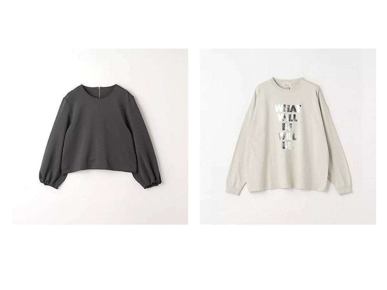 【green label relaxing / UNITED ARROWS/グリーンレーベル リラクシング / ユナイテッドアローズ】のホイル プリント ロングスリーブ Tシャツ カットソー&グロッシー ダンボール プルオーバー カットソー 【トップス、カットソー 人気通販 コーディネート通販】おすすめ！人気、トレンド、レディースファッションの通販    おすすめ人気トレンドファッション通販アイテム インテリア・キッズ・メンズ・レディースファッション・服の通販 founy(ファニー) 　ファッション　Fashion　レディースファッション　WOMEN　トップス・カットソー　Tops/Tshirt　プルオーバー　Pullover　カットソー　Cut and Sewn　シャツ/ブラウス　Shirts/Blouses　ロング / Tシャツ　T-Shirts　アクセサリー　Accessories　秋　Autumn/Fall　カットソー　Cut And Sew　シンプル　Simple　スカーフ　Scarf　フレア　Flare　おすすめ　Recommend　エレガント 上品　Elegant　ビジネス 仕事 通勤　Business　インナー　Inner　ジャケット　Jacket　スリーブ　Sleeve　プリント　Print　ボトム　Bottom　メタリック　Metallic　ロング　Long　冬　Winter　A/W・秋冬　Aw・Autumn/Winter・Fw・Fall-Winter　グレー系　Gray　ホワイト系　White　ブラック系　Black　|ID:crp329100000192207