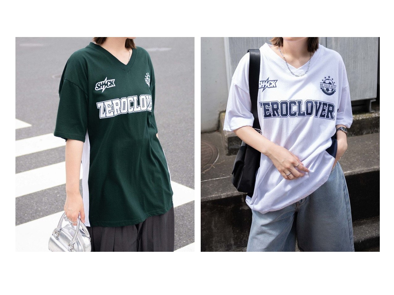 【WEGO/ウィゴー】のZRCVゲームビッグTシャツ 【プチプライス、格安、低価格 人気通販 コーディネート通販】おすすめ！人気、トレンド、レディースファッションの通販    おすすめ人気トレンドファッション通販アイテム インテリア・キッズ・メンズ・レディースファッション・服の通販 founy(ファニー) 　ファッション　Fashion　レディースファッション　WOMEN　トップス・カットソー　Tops/Tshirt　シャツ/ブラウス　Shirts/Blouses　ロング / Tシャツ　T-Shirts　カットソー　Cut and Sewn　春　Spring　カットソー　Cut And Sew　ショート　Short　スマホ　Smartphone　トレンド　Trend　定番　Standard　ビッグ　Big　半袖　Short Sleeve　ミニスカート　Mini Skirt　S/S・春夏　Ss・Spring/Summer　NEW・新作・新着・新入荷　New Arrivals　おすすめ　Recommend　夏　Summer　グリーン系　Green　ホワイト系　White　ブラック系　Black　|ID:crp329100000192244