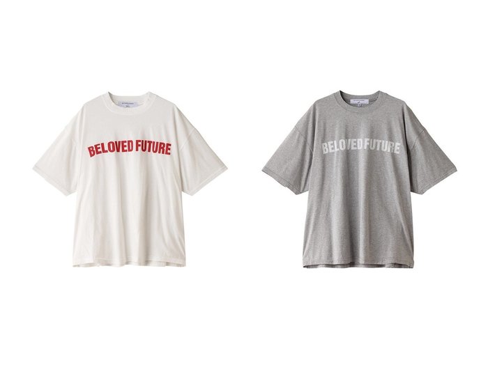 【Ron Herman/ロンハーマン】の【KATHARINE HAMNETT】【Ron Herman別注】ロゴプリントTシャツ 【 人気通販 コーディネート通販】おすすめ！人気、トレンド、レディースファッションの通販    おすすめ人気トレンドファッション通販アイテム 人気、トレンドファッション・服の通販 founy(ファニー) 　ファッション　Fashion　レディースファッション　WOMEN　トップス・カットソー　Tops/Tshirt　シャツ/ブラウス　Shirts/Blouses　ロング / Tシャツ　T-Shirts　カットソー　Cut and Sewn　2024年　2024　2024-2025秋冬・A/W　Aw/Autumn/Winter/Fw/Fall/2024-2025　A/W・秋冬　Aw・Autumn/Winter・Fw・Fall-Winter　ショート　Short　シンプル　Simple　スリーブ　Sleeve　フォルム　Form　プリント　Print　ボトム　Bottom　別注　Special Order　|ID:crp329100000192313