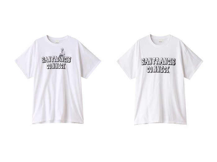 【ROSE BUD/ローズバッド】のSANFRANCIS WOMEN Tシャツ&SANFRANCISCO.NNECT. Tシャツ 【トップス、カットソー 人気通販 コーディネート通販】おすすめ！人気、トレンド、レディースファッションの通販    おすすめ人気トレンドファッション通販アイテム インテリア・キッズ・メンズ・レディースファッション・服の通販 founy(ファニー) https://founy.com/ ファッション Fashion レディースファッション WOMEN トップス・カットソー Tops/Tshirt シャツ/ブラウス Shirts/Blouses ロング / Tシャツ T-Shirts カットソー Cut and Sewn 2024年 2024 2024-2025秋冬・A/W Aw/Autumn/Winter/Fw/Fall/2024-2025 A/W・秋冬 Aw・Autumn/Winter・Fw・Fall-Winter ショート Short スリーブ Sleeve ビーチ Beach プリント Print モノトーン Monotone 別注 Special Order |ID:crp329100000192715