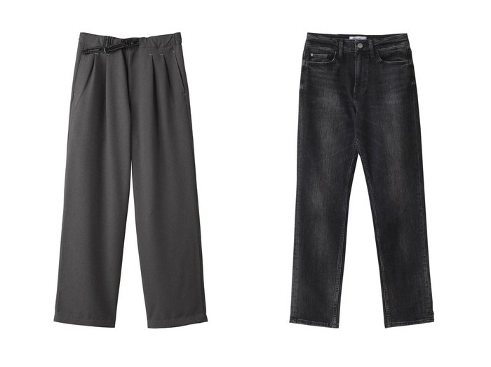 【Healthy Denim/ヘルシーデニム】のCitron スリムストレートデニムパンツ&【and wander/アンドワンダー】の【UNISEX】PE melange twill wide pants 【パンツ 人気通販 コーディネート通販】おすすめ！人気、トレンド、レディースファッションの通販    おすすめ人気トレンドファッション通販アイテム インテリア・キッズ・メンズ・レディースファッション・服の通販 founy(ファニー) https://founy.com/ ファッション Fashion レディースファッション WOMEN パンツ Pants デニムパンツ Denim Pants 2024年 2024 2024-2025秋冬・A/W Aw/Autumn/Winter/Fw/Fall/2024-2025 A/W・秋冬 Aw・Autumn/Winter・Fw・Fall-Winter ユニセックス Unisex ワイド Wide スタイリッシュ Stylish ストレート Straight スリム Slim デニム Denim 定番 Standard |ID:crp329100000192854