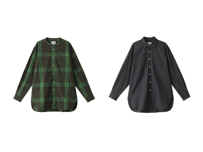 【:colon / MEN/コロン】の【MEN】Wide Check Typewriter バンドカラーシャツ&【MEN】Wool Tropical ポケットシャツ 【MEN】おすすめ！人気トレンド・男性、メンズファッションの通販    おすすめ人気トレンドファッション通販アイテム 人気、トレンドファッション・服の通販 founy(ファニー) ファッション Fashion メンズファッション MEN 2024年 2024 2024-2025秋冬・A/W Aw/Autumn/Winter/Fw/Fall/2024-2025 A/W・秋冬 Aw・Autumn/Winter・Fw・Fall-Winter スリーブ Sleeve タイプライター Typewriter チェック Check ベスト Vest ロング Long フラップ Flap ポケット Pocket 人気 Popularity 定番 Standard |ID:crp329100000192949