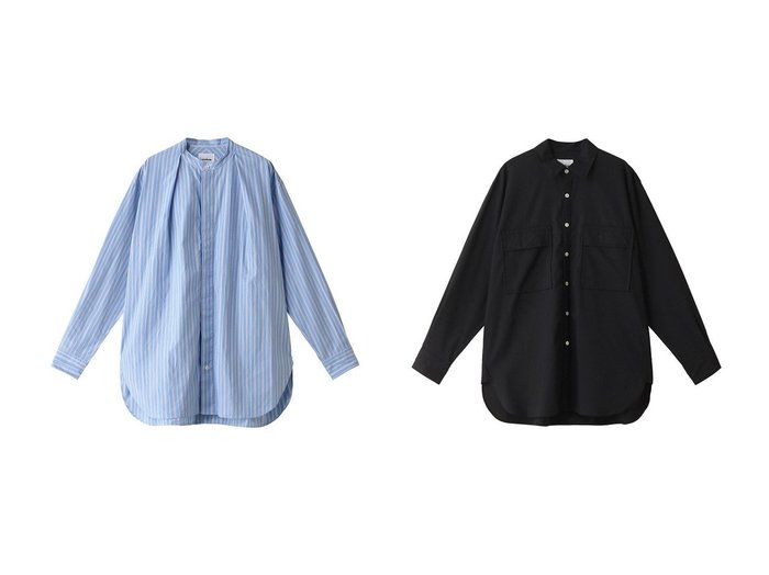 【:colon / MEN/コロン】の【MEN】Wool Tropical ポケットシャツ&【MEN】Cotton Stripe バンドカラーシャツ 【MEN】おすすめ！人気トレンド・男性、メンズファッションの通販    おすすめ人気トレンドファッション通販アイテム 人気、トレンドファッション・服の通販 founy(ファニー) ファッション Fashion メンズファッション MEN 2024年 2024 2024-2025秋冬・A/W Aw/Autumn/Winter/Fw/Fall/2024-2025 A/W・秋冬 Aw・Autumn/Winter・Fw・Fall-Winter スリーブ Sleeve フラップ Flap ポケット Pocket ロング Long 人気 Popularity 定番 Standard |ID:crp329100000192950