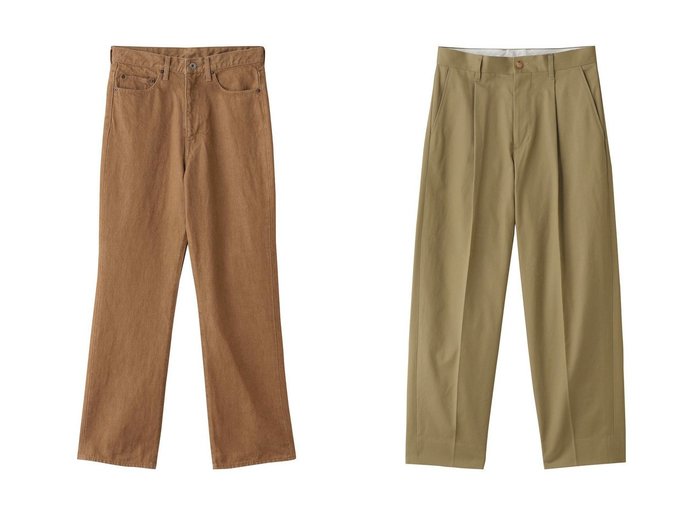 【UNIVERSAL PRODUCTS / MEN/ユニバーサルプロダクツ】の【MEN】5P STRAIGHT DENIM PANTS デニムパンツ&【MEN】ONE TUCK CHINO TROUSERS パンツ 【MEN】おすすめ！人気トレンド・男性、メンズファッションの通販    おすすめ人気トレンドファッション通販アイテム インテリア・キッズ・メンズ・レディースファッション・服の通販 founy(ファニー) https://founy.com/ ファッション Fashion メンズファッション MEN ボトムス Bottoms/Men デニムパンツ Denim Pants 2024年 2024 2024-2025秋冬・A/W Aw/Autumn/Winter/Fw/Fall/2024-2025 A/W・秋冬 Aw・Autumn/Winter・Fw・Fall-Winter スウェット Sweat ストレート Straight デニム Denim バランス Balance 定番 Standard |ID:crp329100000192985