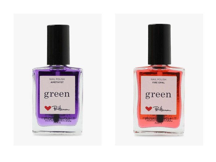 【Ron Herman/ロンハーマン】の【manucurist】【Ron Herman別注】Green ネイルポリッシュ FIREOPEL&【manucurist】【Ron Herman別注】Green ネイルポリッシュ Amethyst ビューティー・ヘルス 　おすすめ！人気、トレンド、レディースファッションの通販    おすすめ人気トレンドファッション通販アイテム 人気、トレンドファッション・服の通販 founy(ファニー) 2024年 2024 2024-2025秋冬・A/W Aw/Autumn/Winter/Fw/Fall/2024-2025 A/W・秋冬 Aw・Autumn/Winter・Fw・Fall-Winter ストーン Stone 別注 Special Order ホーム・キャンプ・アウトドア・お取り寄せ Home,Garden,Outdoor,Camping Gear ビューティー・ヘルス Beauty Health |ID:crp329100000193033