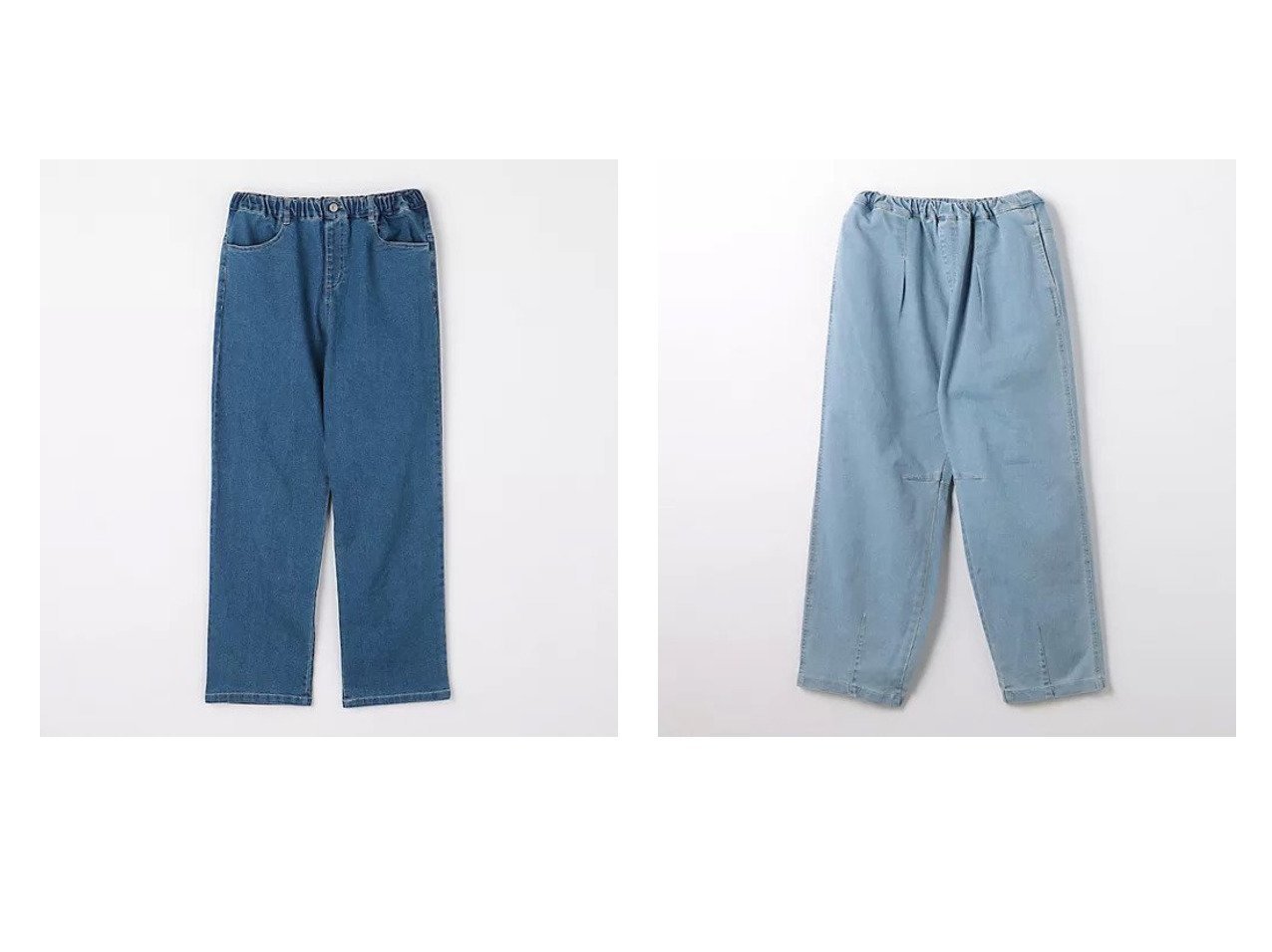 【green label relaxing / UNITED ARROWS / KIDS/グリーンレーベルリラクシング】のTJ デニム カーブパンツ キッズ 140cm-160cm&TJ デニム ストレートパンツ キッズ 140cm-160cm 【パンツ 人気通販 コーディネート通販】おすすめ！人気、トレンド、レディースファッションの通販    おすすめ人気トレンドファッション通販アイテム インテリア・キッズ・メンズ・レディースファッション・服の通販 founy(ファニー) 　ファッション　Fashion　キッズファッション　KIDS　ボトムス　Bottoms/Kids　ストレート　Straight　デニム　Denim　楽ちん　Easy　おすすめ　Recommend　ブルー系　Blue　|ID:crp329100000193160