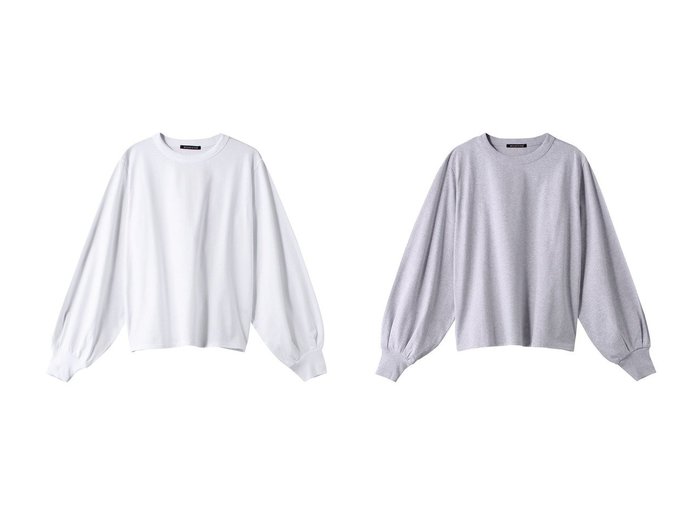 【mizuiro ind/ミズイロ インド】のpuff slv long T Tシャツ 【トップス、カットソー 人気通販 コーディネート通販】おすすめ！人気、トレンド、レディースファッションの通販    おすすめ人気トレンドファッション通販アイテム インテリア・キッズ・メンズ・レディースファッション・服の通販 founy(ファニー) https://founy.com/ ファッション Fashion レディースファッション WOMEN トップス・カットソー Tops/Tshirt シャツ/ブラウス Shirts/Blouses ロング / Tシャツ T-Shirts カットソー Cut and Sewn 2024年 2024 2024-2025秋冬・A/W Aw/Autumn/Winter/Fw/Fall/2024-2025 A/W・秋冬 Aw・Autumn/Winter・Fw・Fall-Winter おすすめ Recommend シンプル Simple スリーブ Sleeve ベーシック Basic ロング Long 長袖 Long Sleeve |ID:crp329100000193240