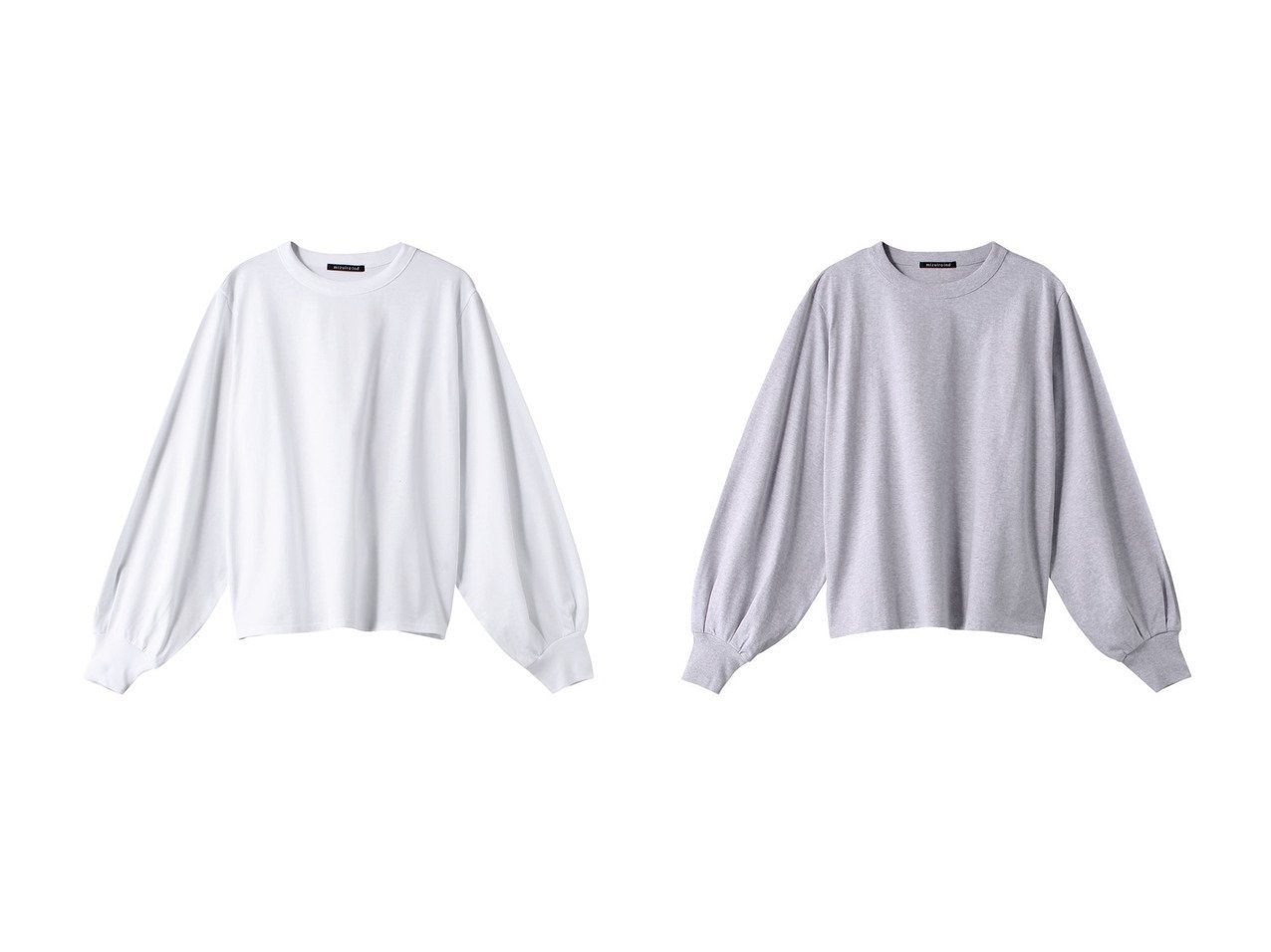 【mizuiro ind/ミズイロ インド】のpuff slv long T Tシャツ 【トップス、カットソー 人気通販 コーディネート通販】おすすめ！人気、トレンド、レディースファッションの通販    おすすめ人気トレンドファッション通販アイテム インテリア・キッズ・メンズ・レディースファッション・服の通販 founy(ファニー) 　ファッション　Fashion　レディースファッション　WOMEN　トップス・カットソー　Tops/Tshirt　シャツ/ブラウス　Shirts/Blouses　ロング / Tシャツ　T-Shirts　カットソー　Cut and Sewn　2024年　2024　2024-2025秋冬・A/W　Aw/Autumn/Winter/Fw/Fall/2024-2025　A/W・秋冬　Aw・Autumn/Winter・Fw・Fall-Winter　おすすめ　Recommend　シンプル　Simple　スリーブ　Sleeve　ベーシック　Basic　ロング　Long　長袖　Long Sleeve　ホワイト系　White　ブルー系　Blue　グレー系　Gray　ブラック系　Black　|ID:crp329100000193240