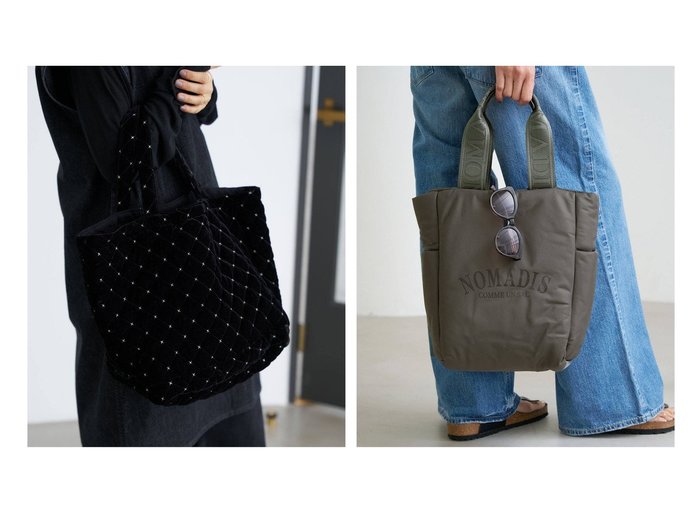 【IENA/イエナ】の《 》ノマディス 別注 SAC PADDED トートバッグ&《 》マリュス 別注 TOTE BAG トートバッグ 【 人気通販 コーディネート通販】おすすめ！人気、トレンド、レディースファッションの通販    おすすめ人気トレンドファッション通販アイテム 人気、トレンドファッション・服の通販 founy(ファニー) 　ファッション　Fashion　レディースファッション　WOMEN　バッグ　Bag　別注　Special Order　|ID:crp329100000193286