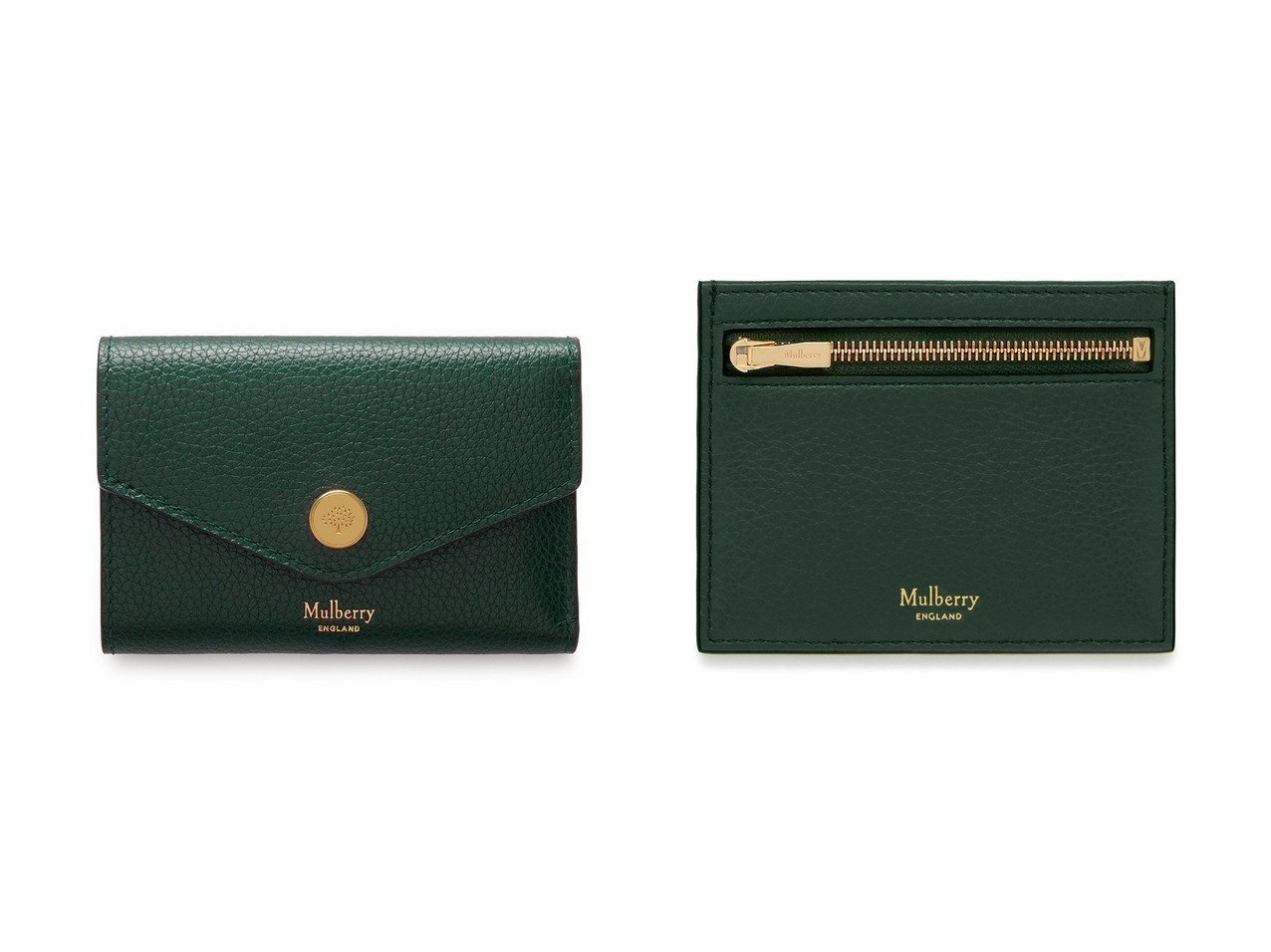 【Mulberry/マルベリー】のFOLDED MULTI-CARD WALLET&ZIPPED CREDIT CARD SLIP 【人気通販 コーディネート通販】おすすめ！人気、トレンド、レディースファッションの通販    おすすめ人気トレンドファッション通販アイテム インテリア・キッズ・メンズ・レディースファッション・服の通販 founy(ファニー) 　ファッション　Fashion　レディースファッション　WOMEN　財布　Wallets　カードケース/名刺入れ　Card Cases　2024年　2024　2024-2025秋冬・A/W　Aw/Autumn/Winter/Fw/Fall/2024-2025　A/W・秋冬　Aw・Autumn/Winter・Fw・Fall-Winter　財布　Wallet　グリーン系　Green　|ID:crp329100000193313