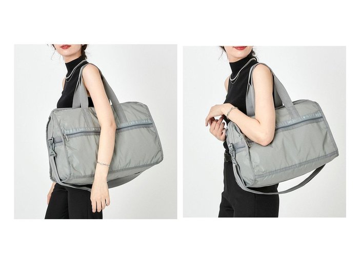 【LeSportsac/レスポートサック】のドーブグレー&ドーブグレー 【バッグ・鞄 人気通販 コーディネート通販】おすすめ！人気、トレンド、レディースファッションの通販    おすすめ人気トレンドファッション通販アイテム インテリア・キッズ・メンズ・レディースファッション・服の通販 founy(ファニー) https://founy.com/ ファッション Fashion レディースファッション WOMEN アウトドア Outdoor 軽量 Lightweight シンプル Simple スポーツ Sports トラベル Travel 人気 Popularity プリント Print ボストンバッグ Boston Bag ポケット Pocket 無地 Plain Color 旅行 Travel |ID:crp329100000193382