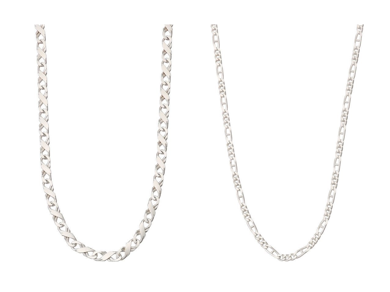 【Adlin Hue/アドリン ヒュー】のSV1000 Formed Love X Chain ネックレス&SV1000 Formed Figaro Curb Chain ネックレス 【アクセサリー、ジュエリー 人気通販 コーディネート通販】おすすめ！人気、トレンド、レディースファッションの通販    おすすめ人気トレンドファッション通販アイテム インテリア・キッズ・メンズ・レディースファッション・服の通販 founy(ファニー) 　ファッション　Fashion　レディースファッション　WOMEN　ジュエリー　Jewelry　ネックレス　Necklaces　2024年　2024　2024-2025秋冬・A/W　Aw/Autumn/Winter/Fw/Fall/2024-2025　A/W・秋冬　Aw・Autumn/Winter・Fw・Fall-Winter　シンプル　Simple　チェーン　Chain　トレンド　Trend　ネックレス　Necklace　ヴィンテージ　Vintage　ゴールド系　Gold　|ID:crp329100000193699