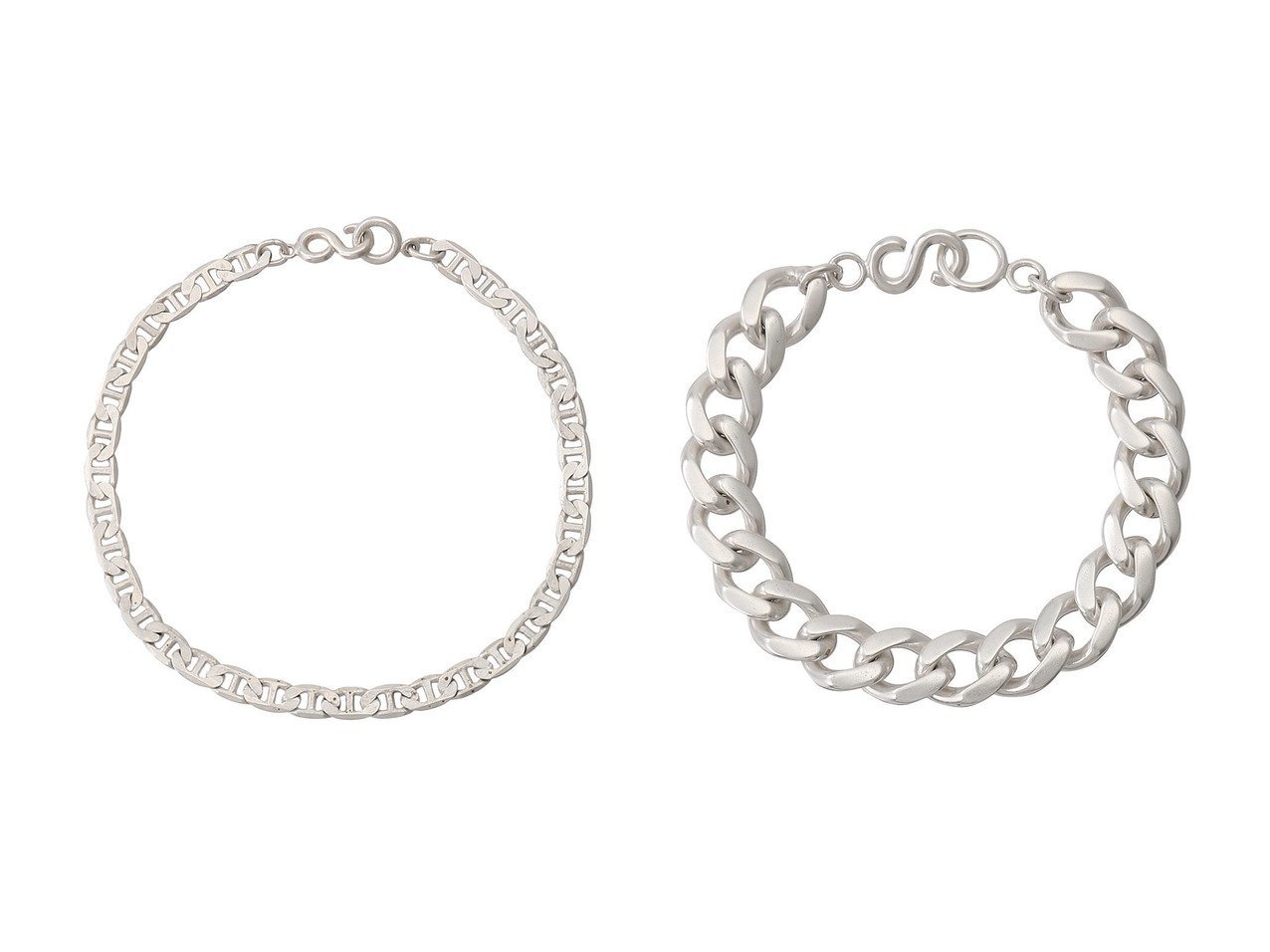 【Adlin Hue/アドリン ヒュー】のSV1000 Formed Vintage Filigree Chain ブレスレット&SV1000 Formed Heavy Curb Chain ブレスレット 【アクセサリー、ジュエリー 人気通販 コーディネート通販】おすすめ！人気、トレンド、レディースファッションの通販    おすすめ人気トレンドファッション通販アイテム インテリア・キッズ・メンズ・レディースファッション・服の通販 founy(ファニー) 　ファッション　Fashion　レディースファッション　WOMEN　ジュエリー　Jewelry　ブレスレット　Bracelets　バングル　Bangles　2024年　2024　2024-2025秋冬・A/W　Aw/Autumn/Winter/Fw/Fall/2024-2025　A/W・秋冬　Aw・Autumn/Winter・Fw・Fall-Winter　シンプル　Simple　ブレスレット　Bracelet　ヴィンテージ　Vintage　ゴールド系　Gold　|ID:crp329100000193700