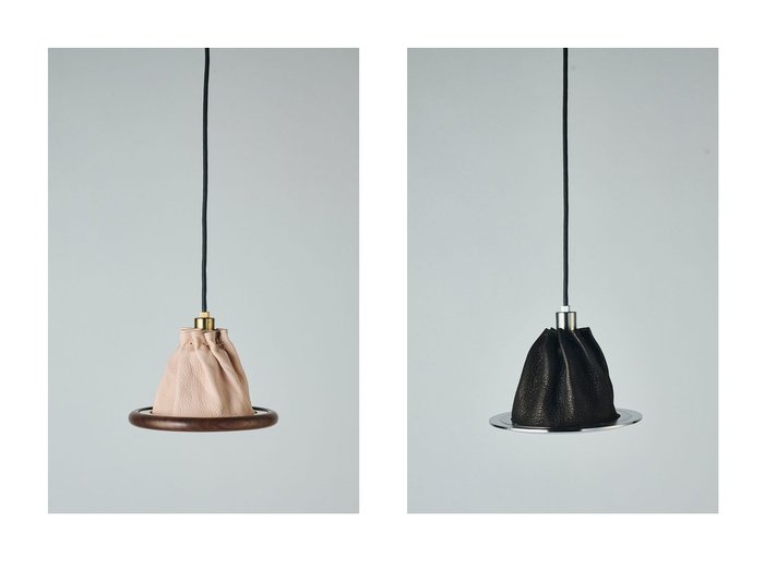 【NEW CLASSIC LIGHT FIELD/ニュークラシックライトフィールド】のRAUSU PENDANT LIGHT&RAUSU PENDANT LIGHT 【FURNITURE】おすすめ！人気、インテリア雑貨、家具の通販  おすすめ人気トレンドファッション通販アイテム 人気、トレンドファッション・服の通販 founy(ファニー) ウッド Wood フレーム Flame プリーツ Pleats モダン Modern 巾着 Purse |ID:crp329100000193734