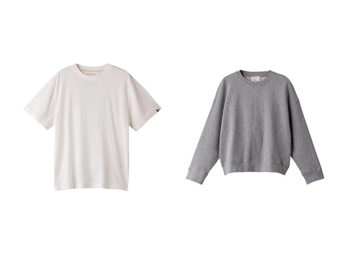 【Ron Herman/ロンハーマン】の【extreme cashmere】【Ron Herman 15th限定】cuba ロゴニットT&【SUNSPEL】【Ron Herman 15th限定】スウェット 【トップス、カットソー 人気通販 コーディネート通販】おすすめ！人気、トレンド、レディースファッションの通販    おすすめ人気トレンドファッション通販アイテム 人気、トレンドファッション・服の通販 founy(ファニー) 　ファッション　Fashion　レディースファッション　WOMEN　トップス・カットソー　Tops/Tshirt　ニット　Knit Tops　シャツ/ブラウス　Shirts/Blouses　ロング / Tシャツ　T-Shirts　カットソー　Cut and Sewn　パーカ　Sweats　スウェット　Sweat　2024年　2024　2024-2025秋冬・A/W　Aw/Autumn/Winter/Fw/Fall/2024-2025　A/W・秋冬　Aw・Autumn/Winter・Fw・Fall-Winter　カシミヤ　Cashmere　ショート　Short　シンプル　Simple　スリーブ　Sleeve　プリント　Print　ベーシック　Basic　スウェット　Sweat　定番　Standard　|ID:crp329100000194114