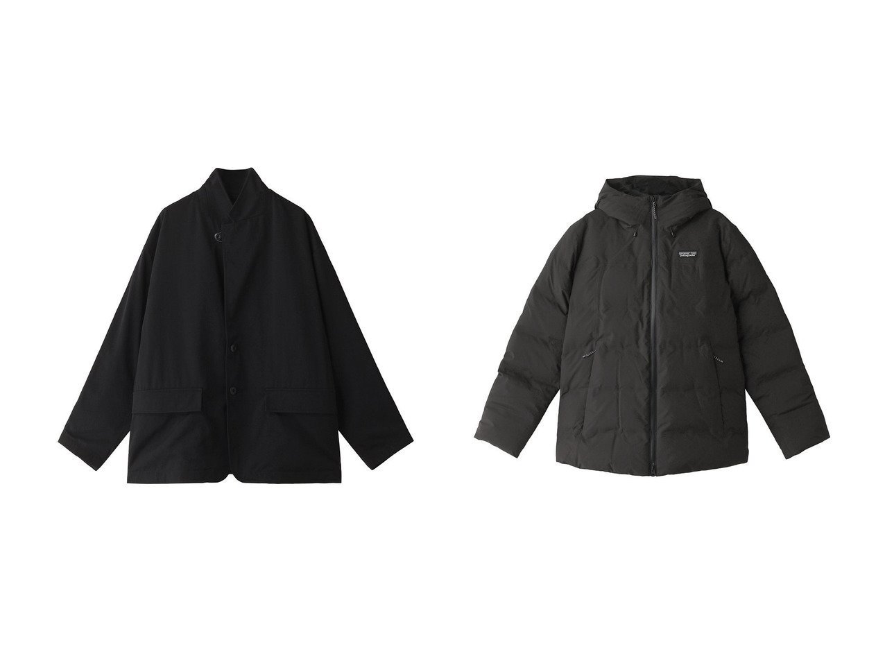 【DAIWA PIER39/ダイワ ピアサーティナイン】のW s TECH LOOSE 2B JACKET TWILL&【Patagonia/パタゴニア】のジャクソングレイシャージャケット 【アウター 人気通販 コーディネート通販】おすすめ！人気、トレンド、レディースファッションの通販    おすすめ人気トレンドファッション通販アイテム インテリア・キッズ・メンズ・レディースファッション・服の通販 founy(ファニー) 　ファッション　Fashion　レディースファッション　WOMEN　アウター　Coat Outerwear　ジャケット　Jackets　スポーツウェア　Sportswear　スポーツ アウター　Sports Outerwear　ジャケット　Jacket　スポーツ　Sports　フラップ　Flap　フロント　Front　ポケット　Pocket　メッシュ　Mesh　モバイル　Mobile　ライニング　Lining　ワーク　Work　2024年　2024　2024-2025秋冬・A/W　Aw/Autumn/Winter/Fw/Fall/2024-2025　A/W・秋冬　Aw・Autumn/Winter・Fw・Fall-Winter　スリーブ　Sleeve　ロング　Long　ブラック系　Black　|ID:crp329100000194173