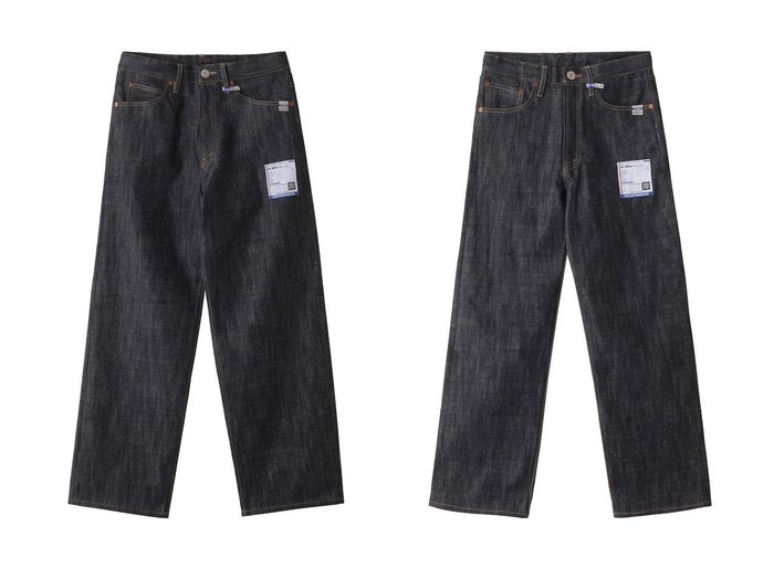 【Maison MIHARA YASUHIRO / MEN/メゾン ミハラヤスヒロ】の【MEN】【in-stru(men-tal).】SELVAGE デニムバギーパンツ&【MEN】【in-stru(men-tal).】SELVAGE デニムストレートパンツ 【MEN】おすすめ！人気トレンド・男性、メンズファッションの通販    おすすめ人気トレンドファッション通販アイテム 人気、トレンドファッション・服の通販 founy(ファニー) ファッション Fashion メンズファッション MEN ボトムス Bottoms/Men デニムパンツ Denim Pants 2024年 2024 2024-2025秋冬・A/W Aw/Autumn/Winter/Fw/Fall/2024-2025 A/W・秋冬 Aw・Autumn/Winter・Fw・Fall-Winter おすすめ Recommend ジャケット Jacket セットアップ Set Up デニム Denim トレンド Trend ワイド Wide ストレート Straight |ID:crp329100000194284