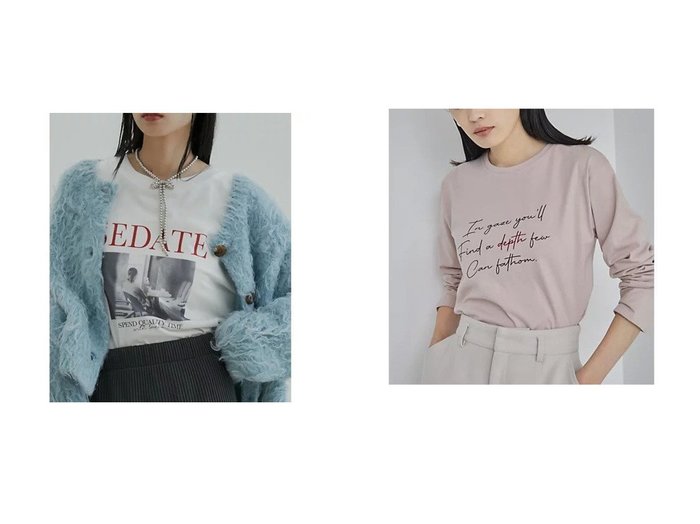 【VIS/ビス】の配色ロゴロングTシャツ&リボンチョーカーネックレス 【プチプライス、格安、低価格 人気通販 コーディネート通販】おすすめ！人気、トレンド、レディースファッションの通販    おすすめ人気トレンドファッション通販アイテム 人気、トレンドファッション・服の通販 founy(ファニー) ファッション Fashion レディースファッション WOMEN ジュエリー Jewelry ネックレス Necklaces トップス・カットソー Tops/Tshirt シャツ/ブラウス Shirts/Blouses ロング / Tシャツ T-Shirts おすすめ Recommend シルバー Silver ジャケット Jacket チェーン Chain パール Pearl リボン Ribbon インナー Inner 春 Spring 秋 Autumn/Fall コンパクト Compact スラックス Slacks デニム Denim トレンド Trend ベーシック Basic ポケット Pocket ロング Long 冬 Winter A/W・秋冬 Aw・Autumn/Winter・Fw・Fall-Winter 2024年 2024 2024-2025秋冬・A/W Aw/Autumn/Winter/Fw/Fall/2024-2025 |ID:crp329100000194289