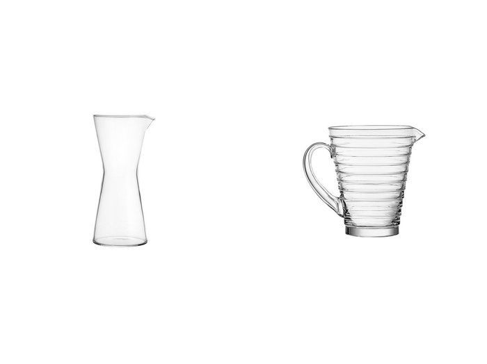 【iittala/イッタラ】のアイノ・アアルト ピッチャー(クリア)&カルティオ カラフェ 950ml(クリア) 【FURNITURE】おすすめ！人気、インテリア雑貨、家具の通販  おすすめ人気トレンドファッション通販アイテム 人気、トレンドファッション・服の通販 founy(ファニー) 　送料無料　Free Shipping　ガラス　Glass　シンプル　Simple　テーブル　Table　フォルム　Form　コレクション　Collection　ミラノ　Milan　モダン　Modern　|ID:crp329100000194467