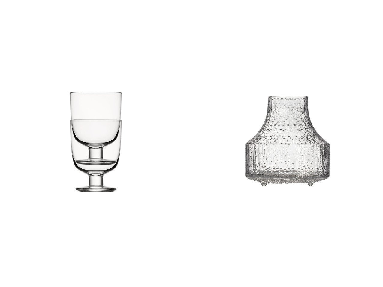 【iittala/イッタラ】のレンピ グラス ペア(クリア)&ウルティマ ツーレ ベース 180 × 192(クリア) 【FURNITURE】おすすめ！人気、インテリア雑貨、家具の通販  おすすめ人気トレンドファッション通販アイテム インテリア・キッズ・メンズ・レディースファッション・服の通販 founy(ファニー) 　エレガント 上品　Elegant　グラス　Glass　タンブラー　Tumbler　テーブル　Table　デスク　Desk　ドット　Dot　バランス　Balance　フォーマル　Formal　送料無料　Free Shipping　ガラス　Glass　フラワー　Flower　春　Spring　ホーム・キャンプ・アウトドア・お取り寄せ　Home,Garden,Outdoor,Camping Gear　家具・インテリア　Furniture　その他 インテリア雑貨、家具　Furniture, Interior, Others　|ID:crp329100000194471