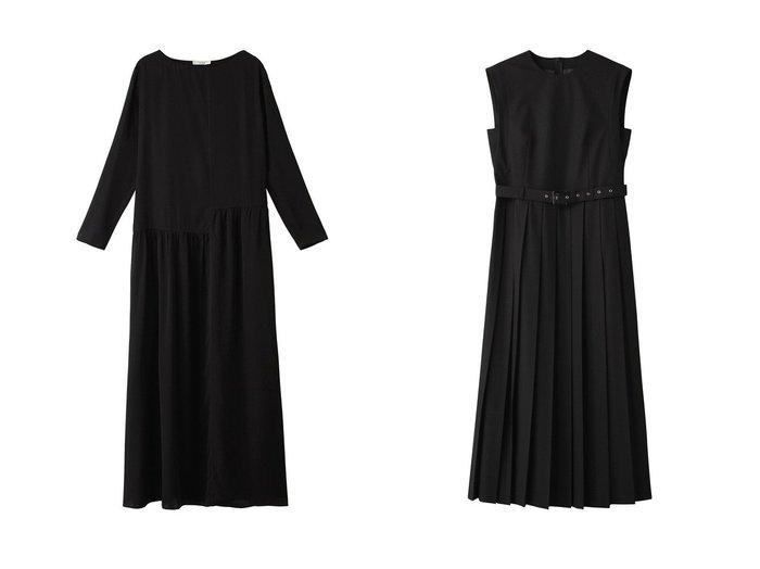 【THE ROW/ザ ロウ】のCALLAS DRESS&【allureville/アルアバイル】のTRトロサイドスリットプリーツワンピース 【ワンピース、ドレス 人気通販 コーディネート通販】おすすめ！人気、トレンド、レディースファッションの通販   MEN】おすすめ！人気トレンド・男性、メンズファッションの通販    おすすめ人気トレンドファッション通販アイテム 人気、トレンドファッション・服の通販 founy(ファニー) 　ファッション　Fashion　レディースファッション　WOMEN　ワンピース　Dress　ドレス　Party Dresses　チュニック　Tunic　エレガント 上品　Elegant　キュプラ　Cupra　ギャザー　Gather　シューズ　Shoes　チュニック　Tunic　ドレス　Dress　ドレープ　Drape　フェミニン　Feminine　ロング　Long　NEW・新作・新着・新入荷　New Arrivals　|ID:crp329100000194720