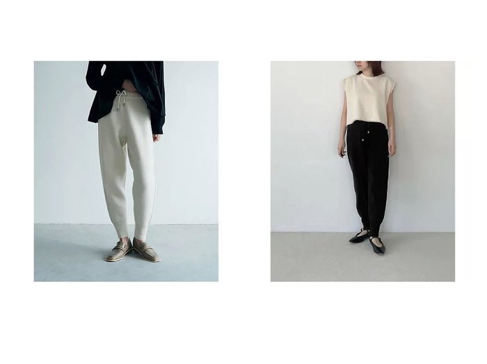 【marjour/マージュール】のKNIT JOGGER PANTS 【パンツ 人気通販 コーディネート通販】おすすめ！人気、トレンド、レディースファッションの通販   MEN】おすすめ！人気トレンド・男性、メンズファッションの通販    おすすめ人気トレンドファッション通販アイテム 人気、トレンドファッション・服の通販 founy(ファニー) ファッション Fashion レディースファッション WOMEN パンツ Pants シンプル Simple スウェット Sweat ストレッチ Stretch ワイド Wide 冬 Winter |ID:crp329100000194805