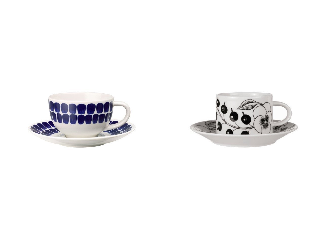 【ARABIA/アラビア】のParatiisi Tea Cup & パラティッシ ティーカップ & ソーサー(ブラック)&24h TUOKIO Cup & 24h トゥオキオ カップ & ソーサー 【FURNITURE】おすすめ！人気、インテリア雑貨、家具の通販  おすすめ人気トレンドファッション通販アイテム インテリア・キッズ・メンズ・レディースファッション・服の通販 founy(ファニー) 　シェイプ　Shape　テーブル　Table　ドット　Dot　クラシック　Classic　皿　Dish　プレート　Plate　|ID:crp329100000194955