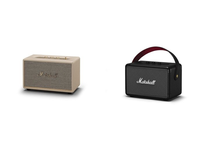 【Marshall/マーシャル】のキルバーン 2 ワイヤレススピーカー&アクトン 3 ワイヤレススピーカー 【FURNITURE】おすすめ！人気、インテリア雑貨、家具の通販  おすすめ人気トレンドファッション通販アイテム 人気、トレンドファッション・服の通販 founy(ファニー) 　クラシック　Classic　スリム　Slim　バランス　Balance　フロント　Front　プレート　Plate　送料無料　Free Shipping　ホーム・キャンプ・アウトドア・お取り寄せ　Home,Garden,Outdoor,Camping Gear　家具・インテリア　Furniture　その他 インテリア雑貨、家具　Furniture, Interior, Others　|ID:crp329100000195001