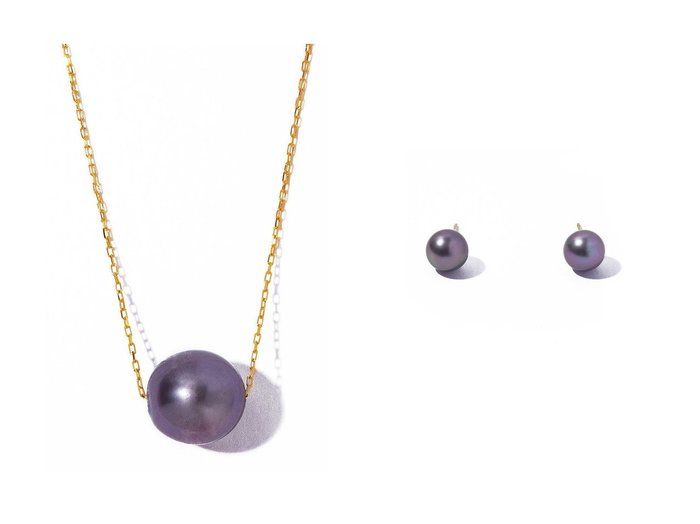 【les bonbon/ルボンボン】のK18 akoya pearl ピアス M&K18 akoya pearl ネックレス M 【アクセサリー、ジュエリー 人気通販 コーディネート通販】おすすめ！人気、トレンド、レディースファッションの通販    おすすめ人気トレンドファッション通販アイテム インテリア・キッズ・メンズ・レディースファッション・服の通販 founy(ファニー) https://founy.com/ ファッション Fashion レディースファッション WOMEN ジュエリー Jewelry ネックレス Necklaces リング Rings イヤリング Earrings チェーン Chain ネックレス Necklace モノトーン Monotone リュクス Luxe NEW・新作・新着・新入荷 New Arrivals |ID:crp329100000195181