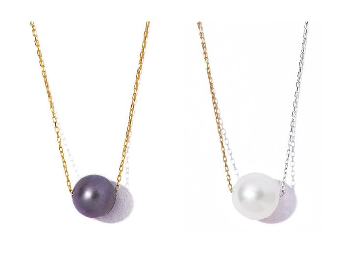 【les bonbon/ルボンボン】のK18 akoya pearl ネックレス S&graceful pearl double ネックレス 【アクセサリー、ジュエリー 人気通販 コーディネート通販】おすすめ！人気、トレンド、レディースファッションの通販    おすすめ人気トレンドファッション通販アイテム インテリア・キッズ・メンズ・レディースファッション・服の通販 founy(ファニー) https://founy.com/ ファッション Fashion レディースファッション WOMEN ジュエリー Jewelry ネックレス Necklaces チェーン Chain ネックレス Necklace モノトーン Monotone リュクス Luxe NEW・新作・新着・新入荷 New Arrivals |ID:crp329100000195183