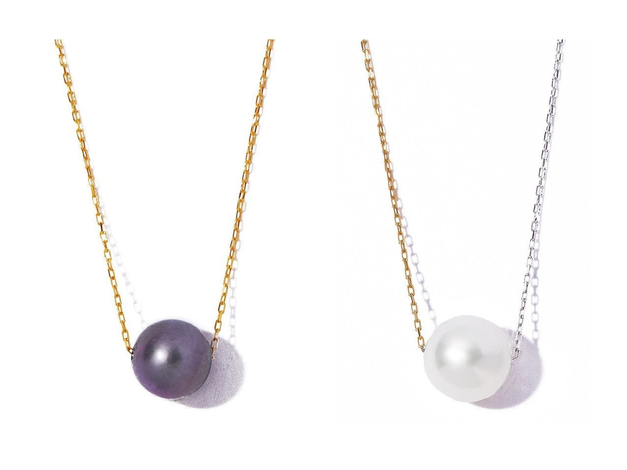 【les bonbon/ルボンボン】のK18 akoya pearl ネックレス S&graceful pearl double ネックレス 【アクセサリー、ジュエリー 人気通販 コーディネート通販】おすすめ！人気、トレンド、レディースファッションの通販    おすすめ人気トレンドファッション通販アイテム インテリア・キッズ・メンズ・レディースファッション・服の通販 founy(ファニー) 　ファッション　Fashion　レディースファッション　WOMEN　ジュエリー　Jewelry　ネックレス　Necklaces　チェーン　Chain　ネックレス　Necklace　モノトーン　Monotone　リュクス　Luxe　NEW・新作・新着・新入荷　New Arrivals　シルバー系　Silver　|ID:crp329100000195183