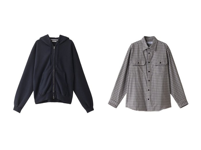 【UNIVERSAL PRODUCTS / MEN/ユニバーサルプロダクツ】の【MEN】JUMBERCA ZIP UP HOODIE フーディ&【MEN】S WORK SHIRTS シャツ 【MEN】おすすめ！人気トレンド・男性、メンズファッションの通販  おすすめ人気トレンドファッション通販アイテム 人気、トレンドファッション・服の通販 founy(ファニー) 　ファッション　Fashion　メンズファッション　MEN　トップス・カットソー　Tops/Tshirt/Men　パーカ　Sweats　シャツ　Shirts　シンプル　Simple　ベーシック　Basic　定番　Standard　NEW・新作・新着・新入荷　New Arrivals　|ID:crp329100000195488