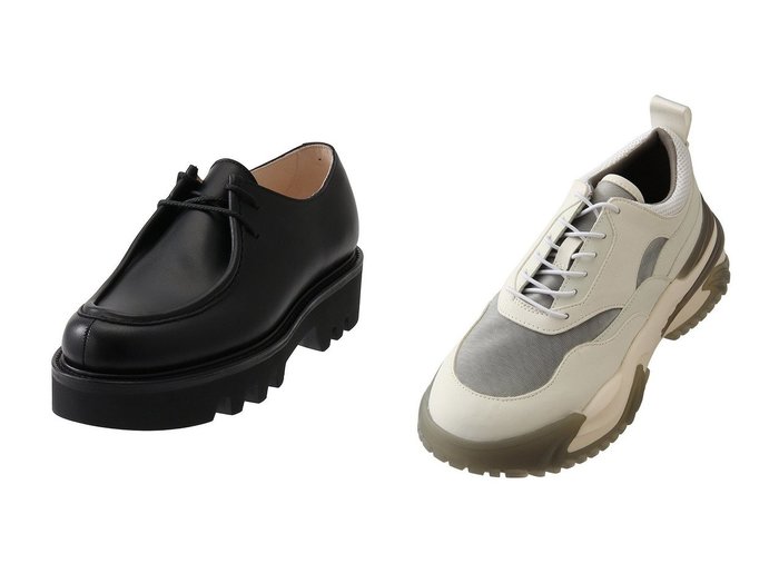 【BEAUTIFUL SHOES/ビューティフルシューズ】のTIROLEAN SHOES(TWEETY SOLE)&【Whim Gazette/ウィムガゼット】の【2.718】ボリュームスニーカー 【シューズ・靴 人気通販 コーディネート通販】おすすめ！人気、トレンド、レディースファッションの通販    おすすめ人気トレンドファッション通販アイテム 人気、トレンドファッション・服の通販 founy(ファニー) 　ファッション　Fashion　レディースファッション　WOMEN　シューズ　Shoes　フラット　Flat　NEW・新作・新着・新入荷　New Arrivals　軽量　Lightweight　スニーカー　Sneakers　トレンド　Trend　バランス　Balance　フレア　Flare　ベーシック　Basic　メッシュ　Mesh　ワイド　Wide　|ID:crp329100000195621