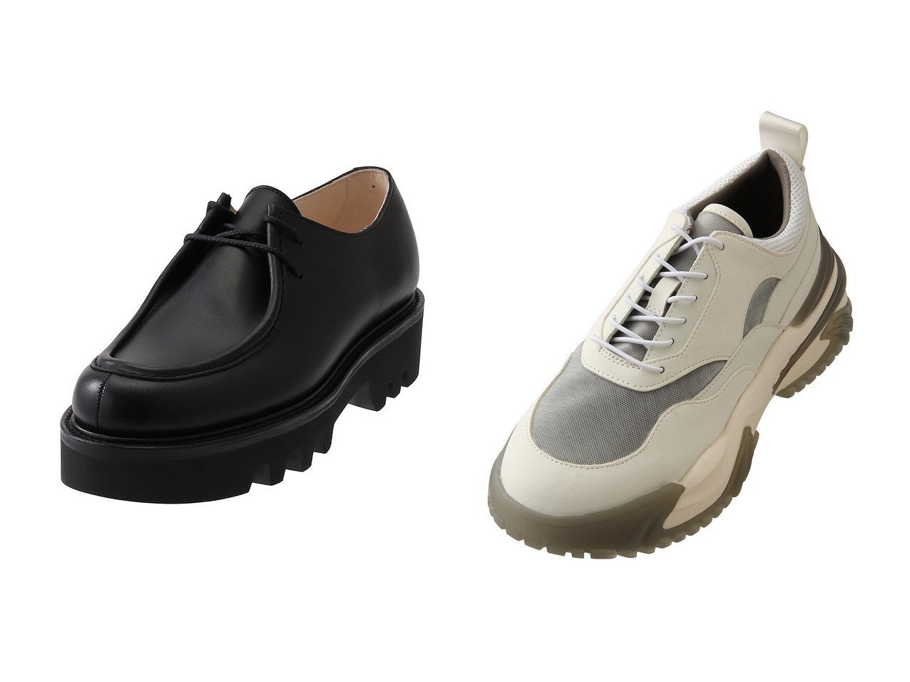 【BEAUTIFUL SHOES/ビューティフルシューズ】のTIROLEAN SHOES(TWEETY SOLE)&【Whim Gazette/ウィムガゼット】の【2.718】ボリュームスニーカー 【シューズ・靴 人気通販 コーディネート通販】おすすめ！人気、トレンド、レディースファッションの通販    おすすめ人気トレンドファッション通販アイテム インテリア・キッズ・メンズ・レディースファッション・服の通販 founy(ファニー) 　ファッション　Fashion　レディースファッション　WOMEN　シューズ　Shoes　フラット　Flat　NEW・新作・新着・新入荷　New Arrivals　軽量　Lightweight　スニーカー　Sneakers　トレンド　Trend　バランス　Balance　フレア　Flare　ベーシック　Basic　メッシュ　Mesh　ワイド　Wide　ブラック系　Black　ホワイト系　White　|ID:crp329100000195621