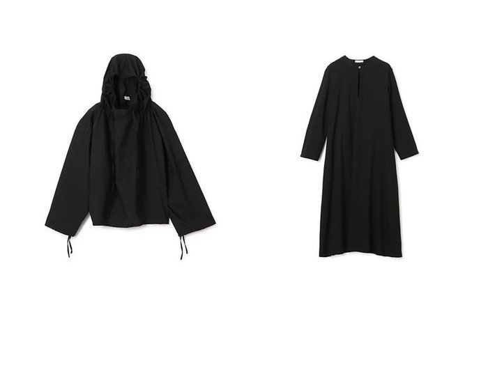 【Baserange/ベースレンジ】のPOINT TOP&【THE ROW/ザ ロウ】のELLIS DRESS 【ワンピース、ドレス 人気通販 コーディネート通販】おすすめ！人気、トレンド、レディースファッションの通販    おすすめ人気トレンドファッション通販アイテム 人気、トレンドファッション・服の通販 founy(ファニー) ファッション Fashion レディースファッション WOMEN ワンピース Dress ドレス Party Dresses 2024年 2024 2024-2025秋冬・A/W Aw/Autumn/Winter/Fw/Fall/2024-2025 ドローコード Draw Cord フォルム Form 洗える Washable おすすめ Recommend アクセサリー Accessories シンプル Simple スキッパー Skipper モダン Modern |ID:crp329100000195688