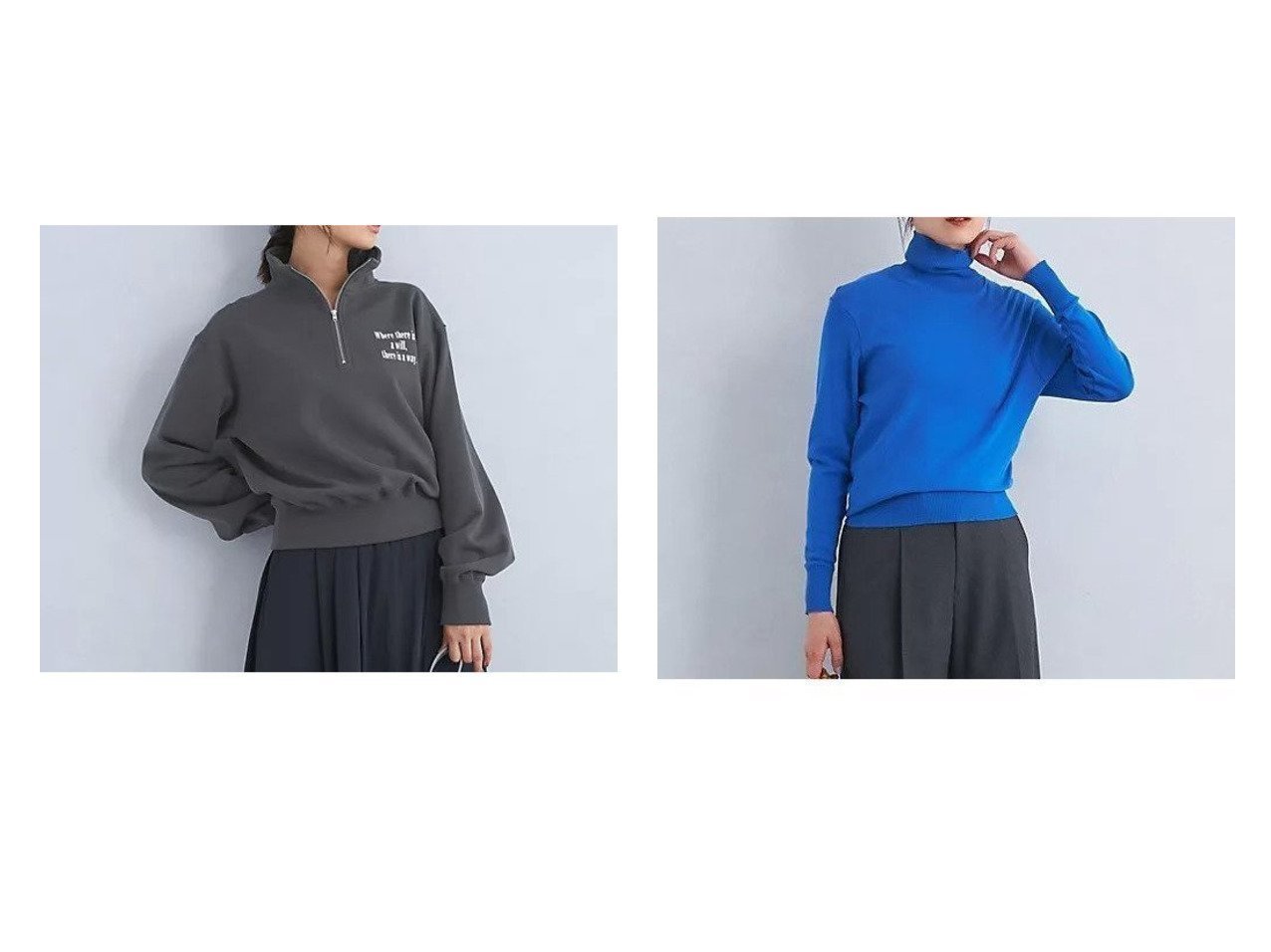 【green label relaxing / UNITED ARROWS/グリーンレーベル リラクシング / ユナイテッドアローズ】のANANAS タートルネック カットソー&ロゴ ハーフジップ スウェット プルオーバー 【トップス、カットソー 人気通販 コーディネート通販】おすすめ！人気、トレンド、レディースファッションの通販    おすすめ人気トレンドファッション通販アイテム インテリア・キッズ・メンズ・レディースファッション・服の通販 founy(ファニー) 　ファッション　Fashion　レディースファッション　WOMEN　トップス・カットソー　Tops/Tshirt　パーカ　Sweats　プルオーバー　Pullover　スウェット　Sweat　カットソー　Cut and Sewn　タートルネック　Turtleneck　おすすめ　Recommend　コンパクト　Compact　ジップ　Zip　スウェット　Sweat　スマート　Smart　トレンド　Trend　トレーナー　Trainer　フェミニン　Feminine　ボトム　Bottom　ロング　Long　冬　Winter　秋　Autumn/Fall　イタリア　Italy　インナー　Inner　カットソー　Cut And Sew　カーディガン　Cardigan　シンプル　Simple　ジャケット　Jacket　タートルネック　Turtleneck　フィット　Fit　グレー系　Gray　グリーン系　Green　ホワイト系　White　ブラック系　Black　|ID:crp329100000195727