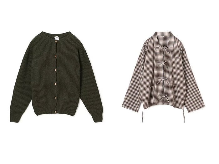 【Baserange/ベースレンジ】のLIMBER SHIRT&MEA CARDIGAN 【トップス、カットソー 人気通販 コーディネート通販】おすすめ！人気、トレンド、レディースファッションの通販    おすすめ人気トレンドファッション通販アイテム インテリア・キッズ・メンズ・レディースファッション・服の通販 founy(ファニー) https://founy.com/ ファッション Fashion レディースファッション WOMEN トップス・カットソー Tops/Tshirt カーディガン Cardigans シャツ/ブラウス Shirts/Blouses 2024年 2024 2024-2025秋冬・A/W Aw/Autumn/Winter/Fw/Fall/2024-2025 ウッド Wood バランス Balance 洗える Washable |ID:crp329100000195728