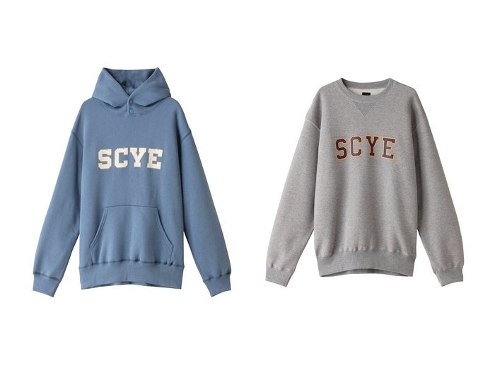 【Scye SCYE BASICS/サイ サイベーシックス】の【UNISEX】【SCYE BASICS】フリースバック ジャージー スウェットシャツ&【UNISEX】【SCYE BASICS】フリースバック ジャージー プリント フーディー 【トップス、カットソー 人気通販 コーディネート通販】おすすめ！人気、トレンド、レディースファッションの通販   おすすめ人気トレンドファッション通販アイテム 人気、トレンドファッション・服の通販 founy(ファニー) ファッション Fashion レディースファッション WOMEN トップス・カットソー Tops/Tshirt シャツ/ブラウス Shirts/Blouses パーカ Sweats ロング / Tシャツ T-Shirts スウェット Sweat カットソー Cut and Sewn ユニセックス Unisex ジャージー Jersey プリント Print ボトム Bottom 定番 Standard NEW・新作・新着・新入荷 New Arrivals |ID:crp329100000195762