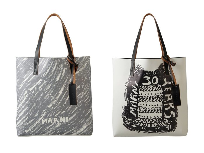 【MARNI/マルニ】のTRIBECA ショッピングバッグ&【MARNI 30th】TRIBECA アニバーサリーショッピングバッグ 【バッグ・鞄 人気通販 コーディネート通販】おすすめ！人気、トレンド、レディースファッションの通販   おすすめ人気トレンドファッション通販アイテム 人気、トレンドファッション・服の通販 founy(ファニー) 　ファッション　Fashion　レディースファッション　WOMEN　バッグ　Bag　シンプル　Simple　スクエア　Square　フォルム　Form　NEW・新作・新着・新入荷　New Arrivals　無地　Plain Color　|ID:crp329100000195780