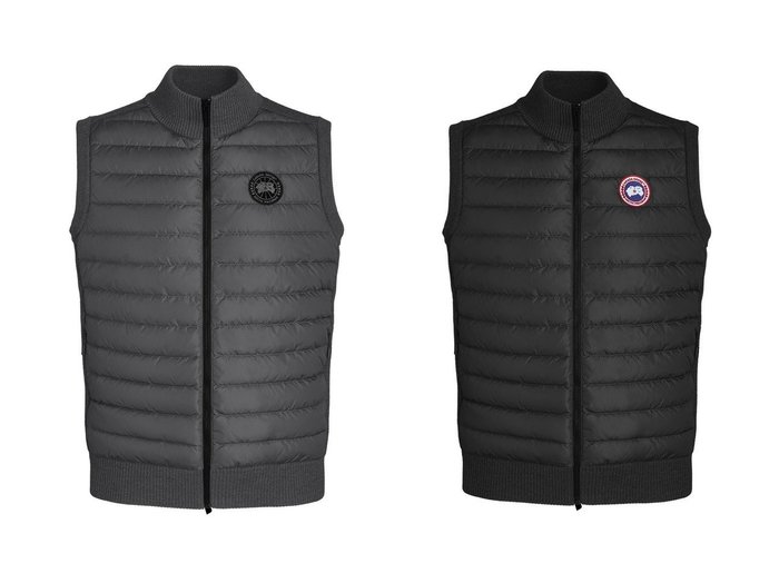 【CANADA GOOSE / MEN/カナダグース】の【MEN】6829MB HyBridge(R) Knit Vest BL ハイブリッジニットベスト&【MEN】6829M HyBridge(R) Knit Vest ハイブリッジニットベスト 【MEN】おすすめ！人気トレンド・男性、メンズファッションの通販 おすすめ人気トレンドファッション通販アイテム インテリア・キッズ・メンズ・レディースファッション・服の通販 founy(ファニー) https://founy.com/ ファッション Fashion メンズファッション MEN カットソー Cut And Sew キルティング Quilting ジャケット Jacket ダウン Down ドッキング Docking ベスト Vest NEW・新作・新着・新入荷 New Arrivals 軽量 Lightweight |ID:crp329100000196116