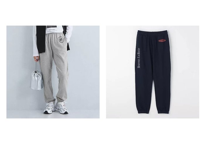 【green label relaxing / UNITED ARROWS/グリーンレーベル リラクシング / ユナイテッドアローズ】の【別注】スウェット パンツ 【パンツ 人気通販 コーディネート通販】おすすめ！人気、トレンド、レディースファッションの通販   おすすめ人気トレンドファッション通販アイテム インテリア・キッズ・メンズ・レディースファッション・服の通販 founy(ファニー) https://founy.com/ ファッション Fashion レディースファッション WOMEN パンツ Pants アウトドア Outdoor 秋 Autumn/Fall カットソー Cut And Sew スウェット Sweat トレーナー Trainer フランス France プリント Print 別注 Special Order 冬 Winter おすすめ Recommend |ID:crp329100000196194