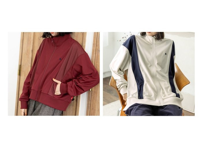 【niko and/ニコアンド】の【POLO BCS(ポロ・ビーシーエス)】トラックジャケット 【プチプライス、格安、低価格 人気通販 コーディネート通販】おすすめ！人気、トレンド、レディースファッションの通販   おすすめ人気トレンドファッション通販アイテム インテリア・キッズ・メンズ・レディースファッション・服の通販 founy(ファニー) https://founy.com/ ファッション Fashion レディースファッション WOMEN アウター Coat Outerwear ジャケット Jackets 秋 Autumn/Fall コラボ Collaboration ジャケット Jacket ジャージ Jersey スポーティ Sporty チェック Check ミックス Mix おすすめ Recommend エレガント 上品 Elegant |ID:crp329100000196372